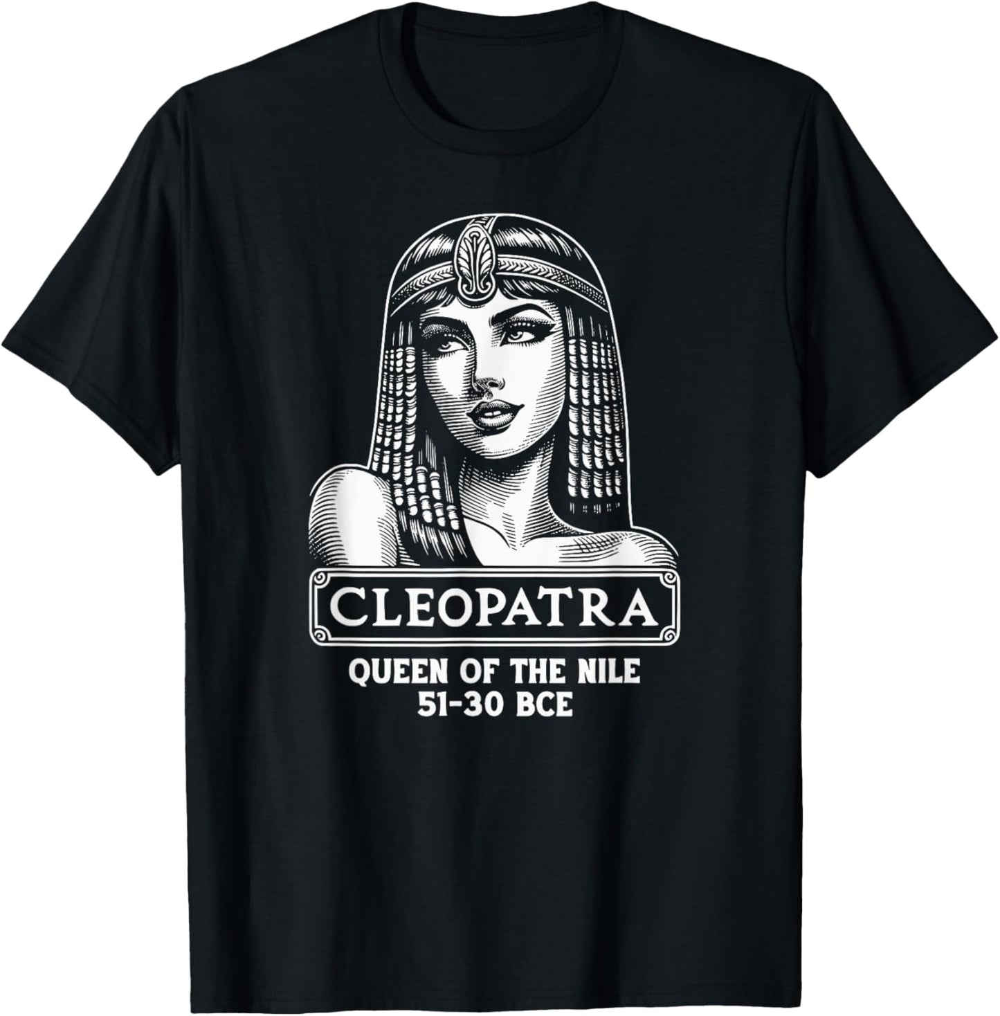 Cleopatra Queen of the Nile T-Shirt - T-Shirt | Black