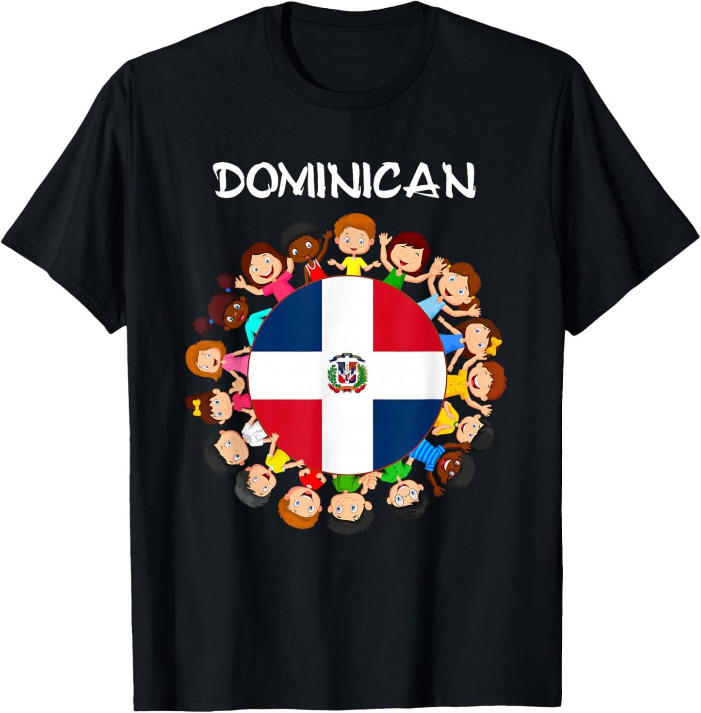 Dominican Hispanic Heritage Month Kids T-Shirt - T-Shirt | Black