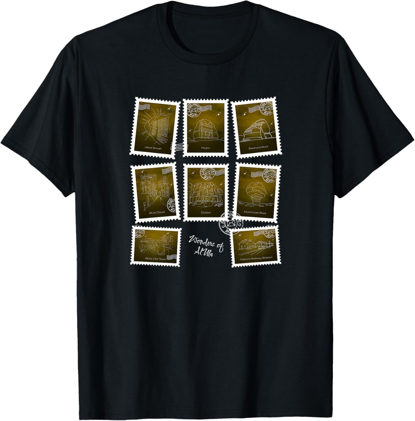 Merveilles d'AlUla Haut de Gamme T-Shirt - T-Shirt | Black