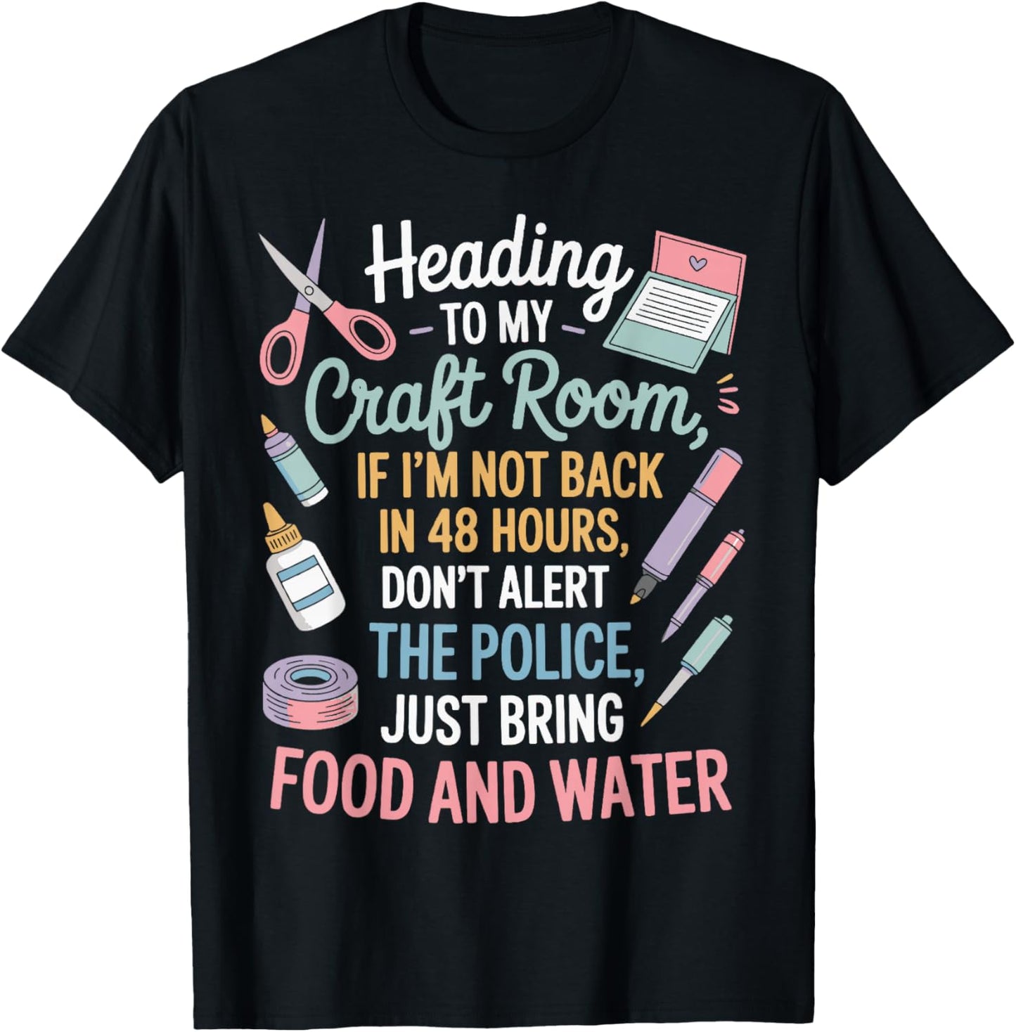 Scrapbooking Crafty T-Shirt - T-Shirt | Black