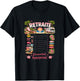 Cadeau Retraitée Femme Original Les Règles de la Retraite T-Shirt - T-Shirt | Black