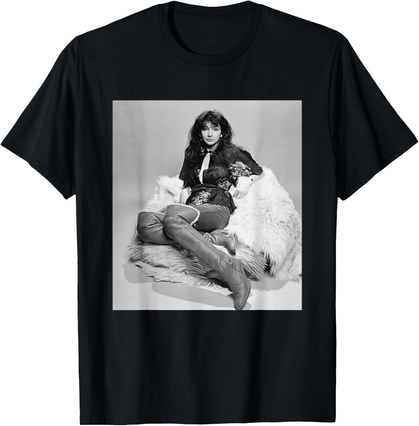 Kate Bush Singer 1978 Photo Shoot Lionheart T-Shirt - T-Shirt | Black
