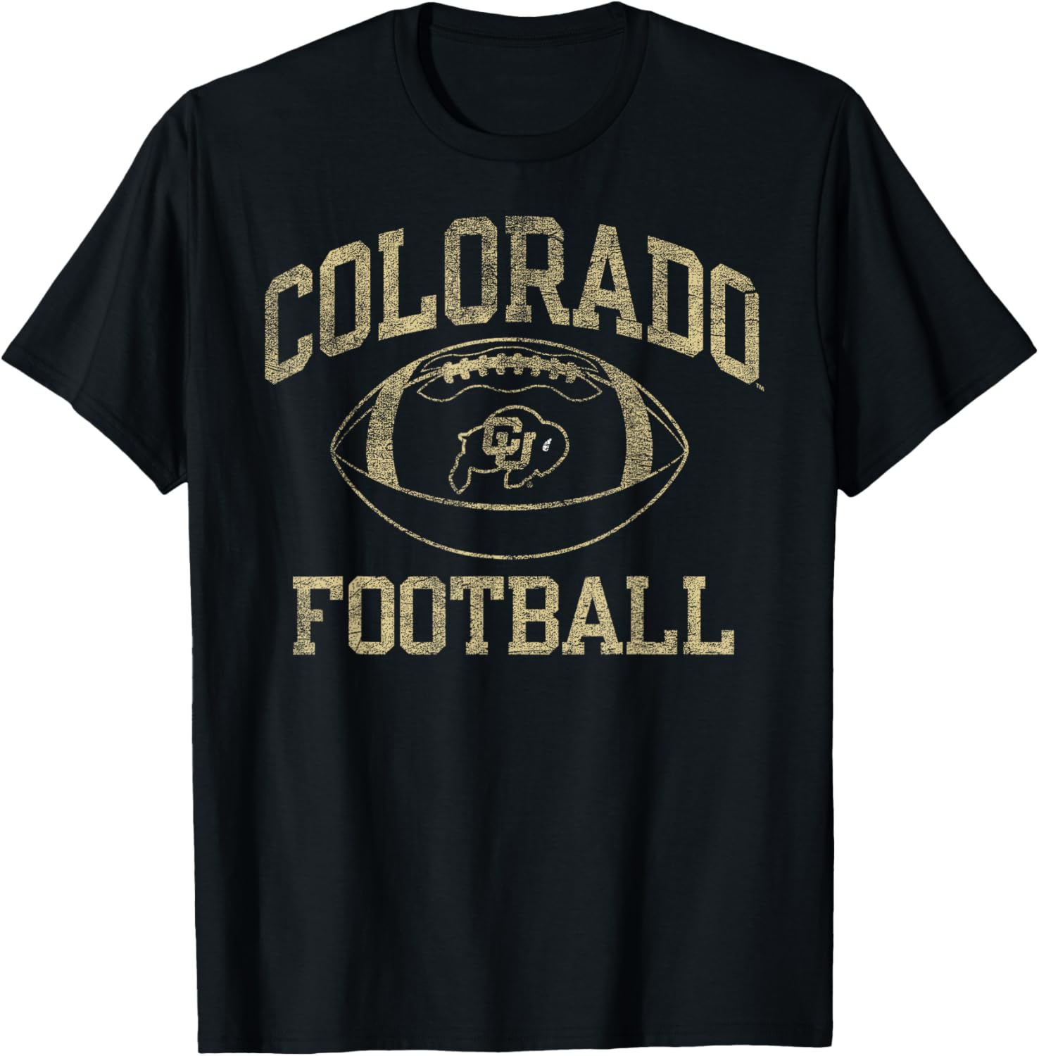 Colorado Buffaloes Football Intensity Black T-Shirt - T-Shirt | Black
