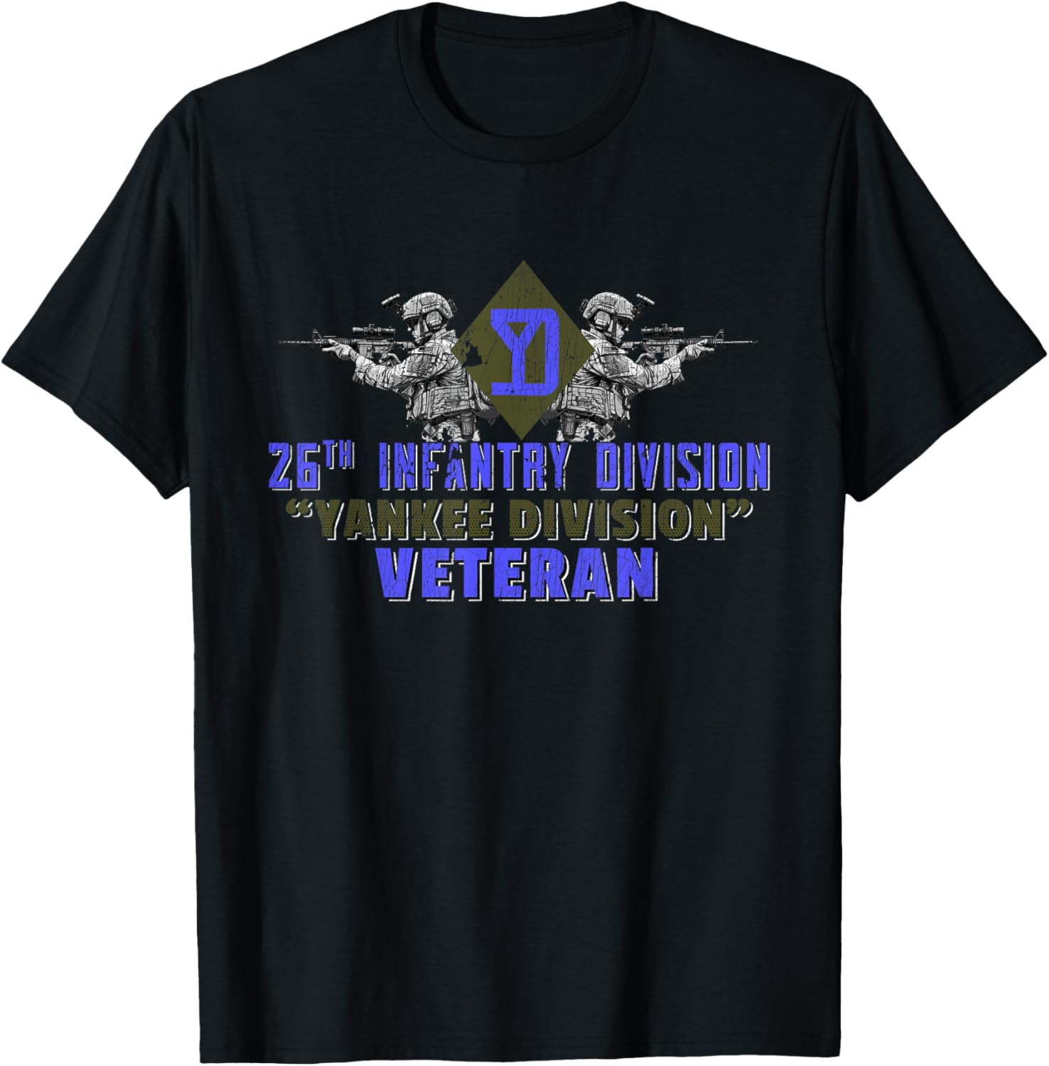 26th Infantry Division 26th ID Yankee Division Gifts T-Shirt - T-Shirt | Black