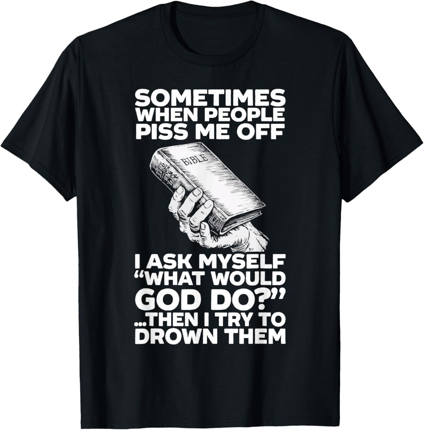Atheism Anti-Religion Agnostic Freethinker Atheist T-Shirt - T-Shirt | Black