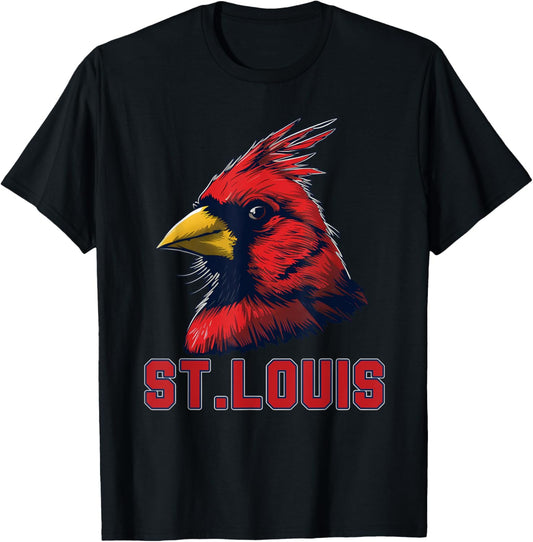 Classic St.Louis Vintage Gifts Throwback Design T-Shirt - T-Shirt | Black