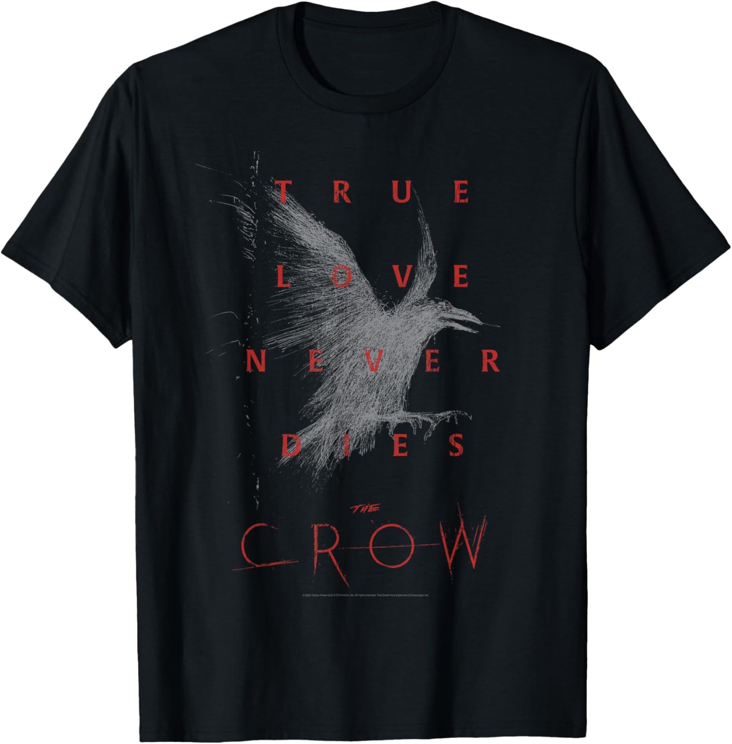 The Crow Official - Movie Themed - Black - Small T-Shirt - T-Shirt | Black