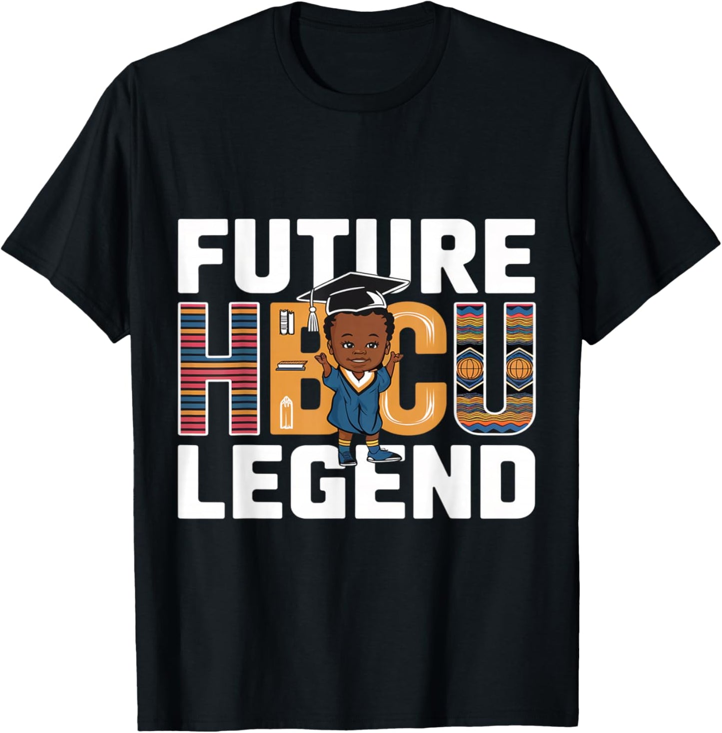 Future HBCU Grad Black Boy Graduation HBCU Black History Kid T-Shirt - T-Shirt | Black