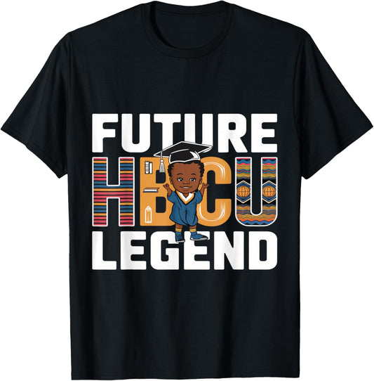 Future HBCU Grad Black Boy Graduation HBCU Black History Kid T-Shirt - T-Shirt | Black