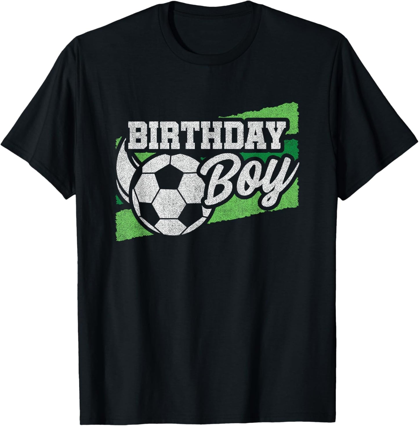 Soccer Party - Kids Soccer Birthday Party - Birthday Boy T-Shirt - T-Shirt | Black