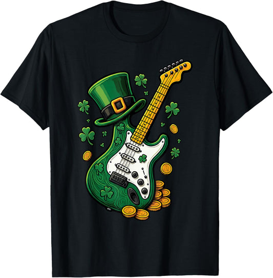 Guitare Saint Patrick T-Shirt - T-Shirt | Black
