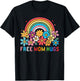 Free Mom Hugs Rainbow LGBT Gay Lesbisch Transgender Pride T-Shirt - T-Shirt | Black