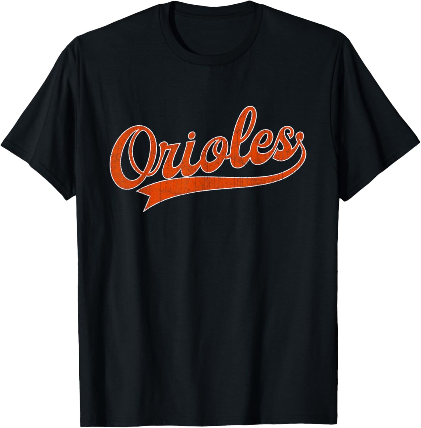 Oriole Name Retro Vintage Women Boy Girl T-Shirt - T-Shirt | Black