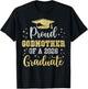 Proud Godmother of A 2026 Graduate Class of 2026 Senior T-Shirt - T-Shirt | Black
