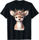 Reindeer Deer Costume Shirt Dirndl Deer Women's Costume , black, S T-Shirt - T-Shirt | Black