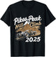 Pikes Peak Hill Climb Funny Colorado Car Race Retro Souvenir T-Shirt - T-Shirt | Black
