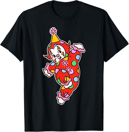 Kewpie Baby Clown Birthday Circus T-Shirt - T-Shirt | Black