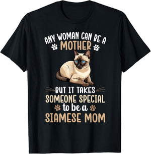 to Be A Siamese Mom Siamese Cat Owner Siamese Lover T-Shirt - T-Shirt | Black