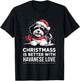 Cute Xmas Puppy Dog Christmas is Better with Havanese Love T-Shirt - T-Shirt | Black