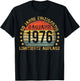 1976 Birthday Man 50th Decoration Funny 50s 50th Birthday T-Shirt - T-Shirt | Black