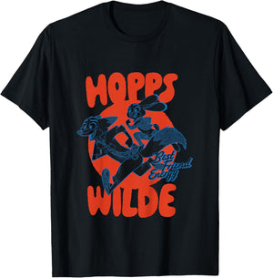 Zootopia Hopps Wilde T-Shirt - T-Shirt | Black