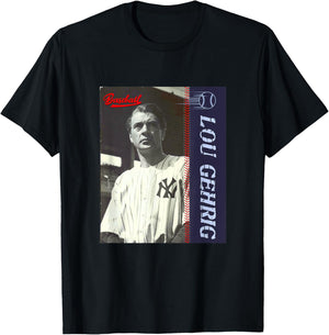 Lou Geherig_002 T-Shirt - T-Shirt | Black