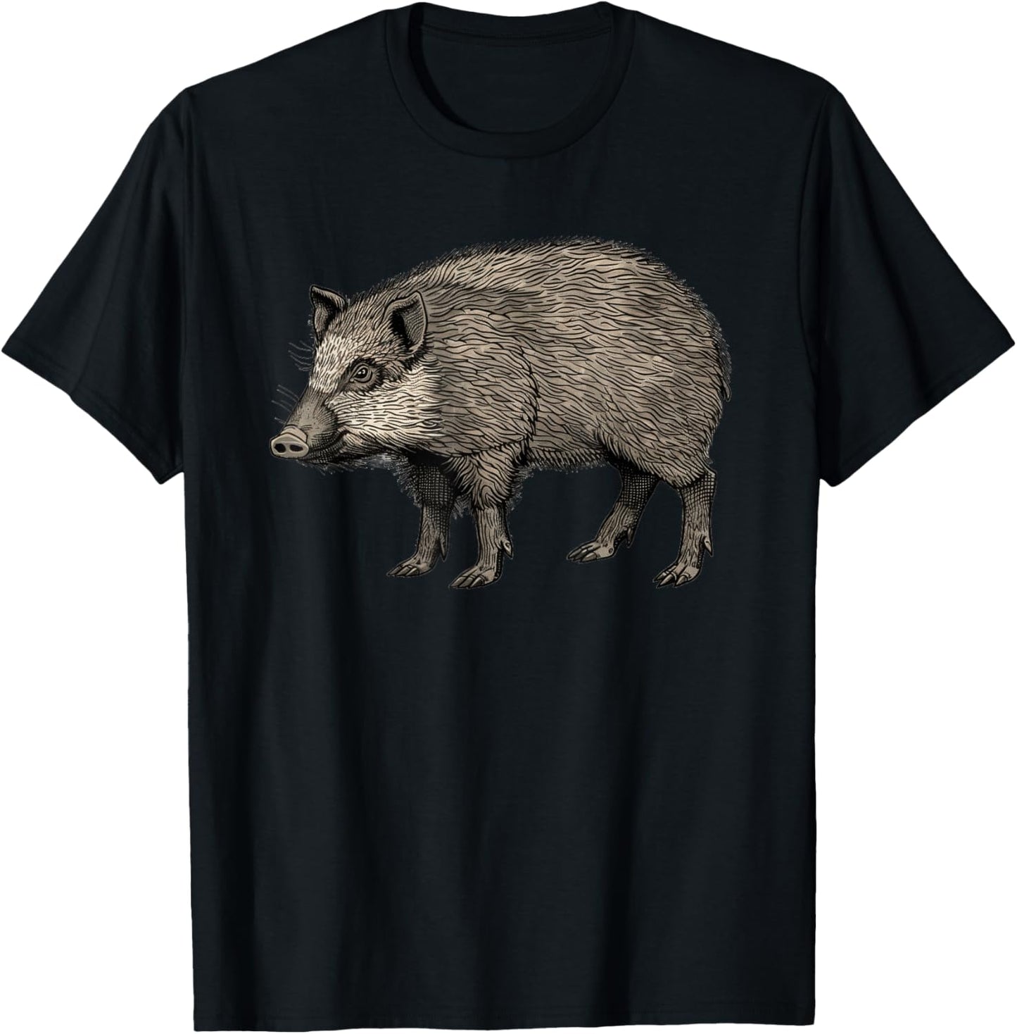 Javelina Retro Vintage T-Shirt - T-Shirt | Black
