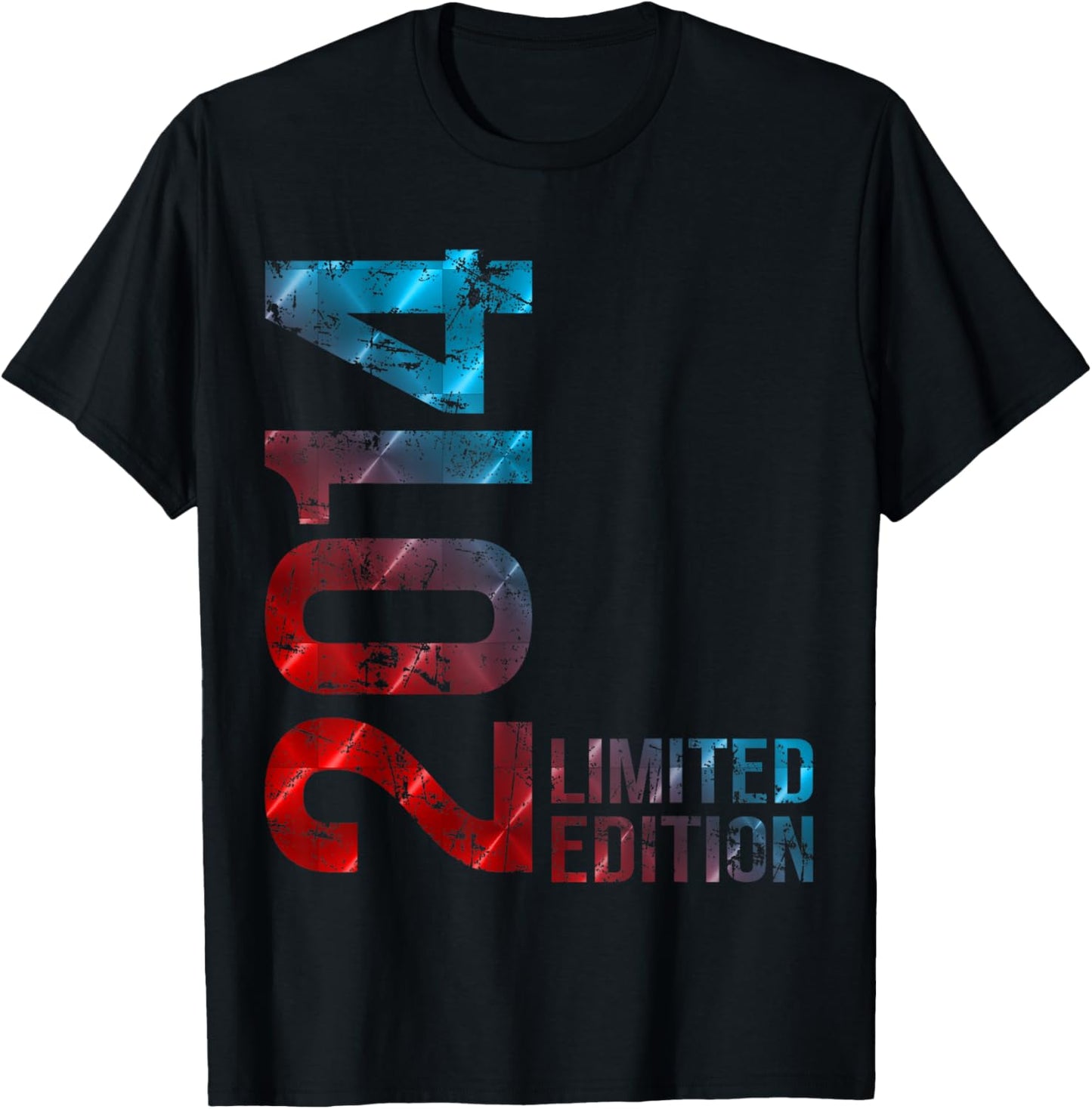 12th Birthday Man Woman 12 Years 2014 T-Shirt - T-Shirt | Black