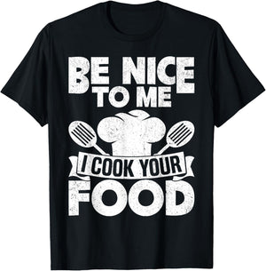 Funny Chef Shirt Women Cooking Cook Chef T-Shirt - T-Shirt | Black