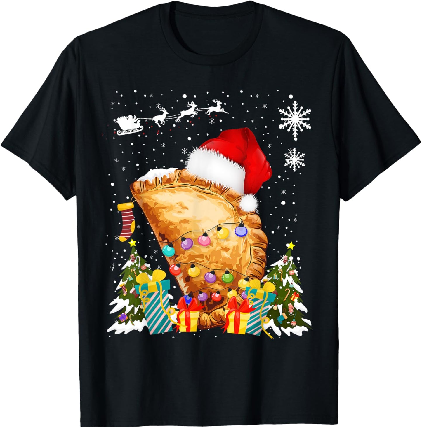 Cornish Pasty Christmas Idea For Husband Xmas Cornish Pasty T-Shirt - T-Shirt | Black