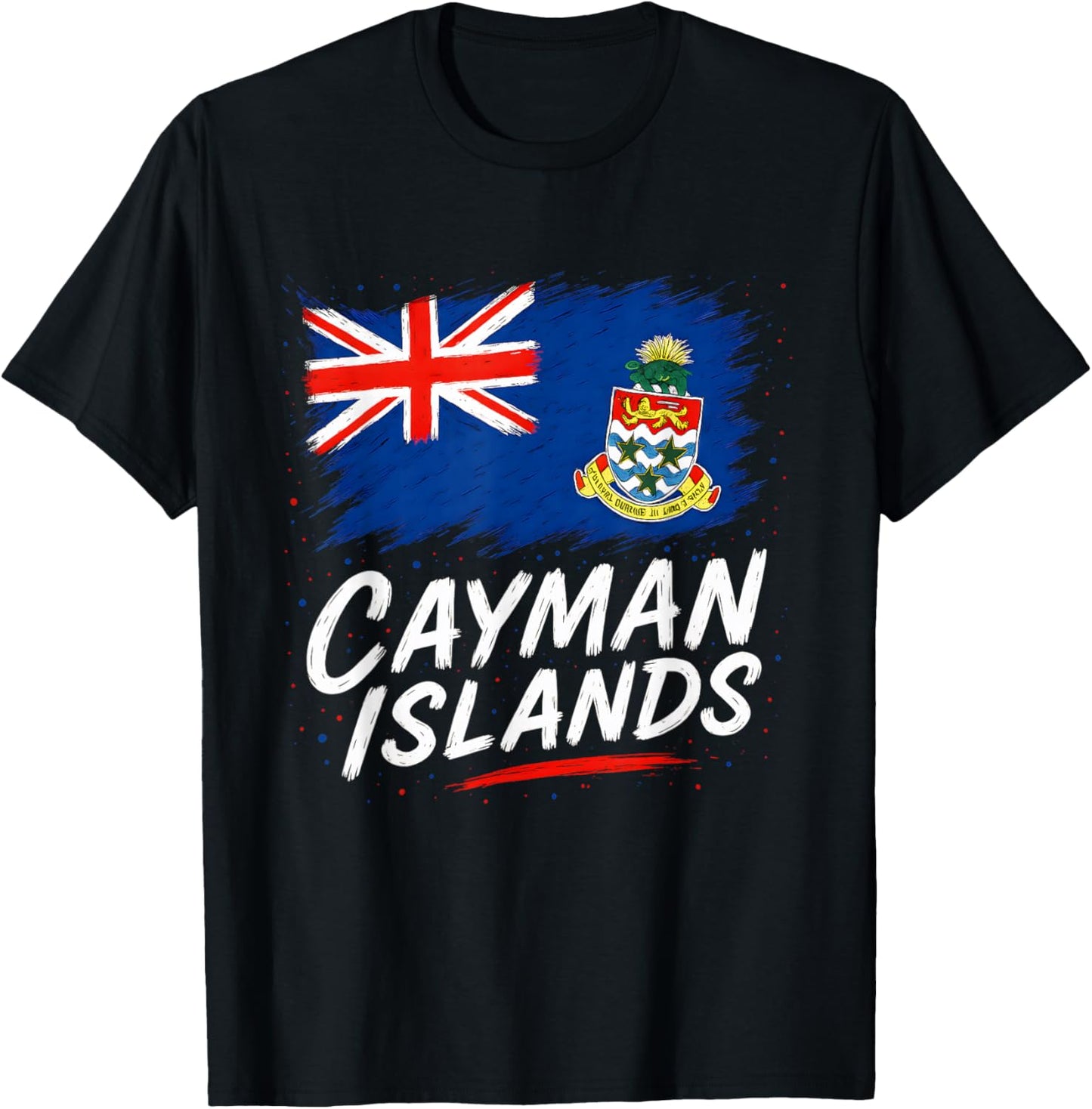 Cayman Islands Flag Caymanian Pride T-Shirt - T-Shirt | Black