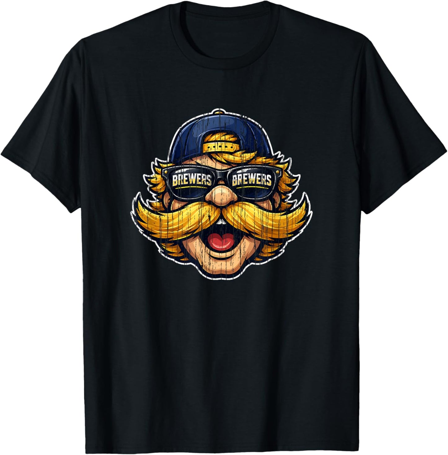 Brewers Retro Gift Women Boys Girls Kids T-Shirt - T-Shirt | Black