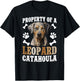 Property of A Catahoula Leopard Dog Owner Catahoula Lover T-Shirt - T-Shirt | Black