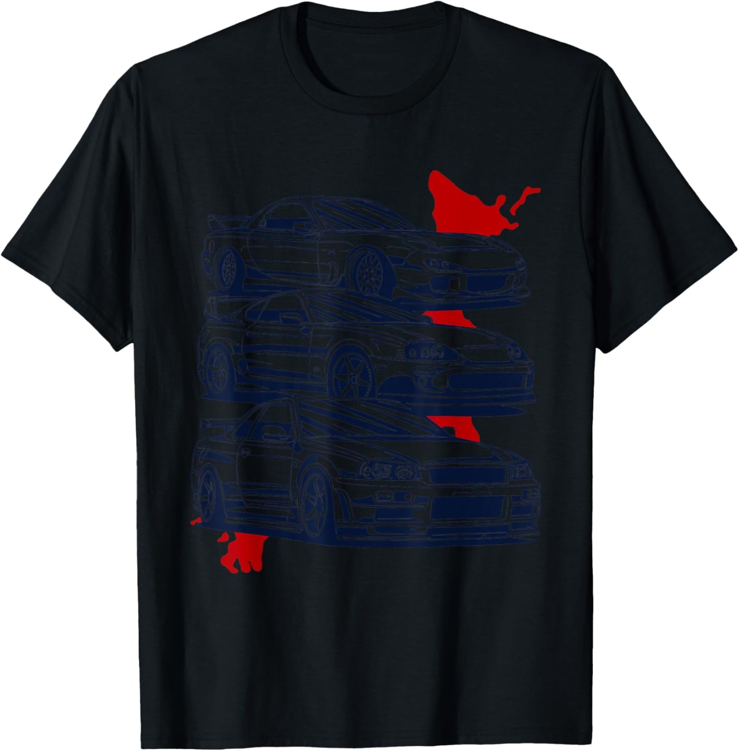 Skyline G T R R33 R34 R32 R35 Japanese Supra JDM Car R X 7 T-Shirt - T-Shirt | Black