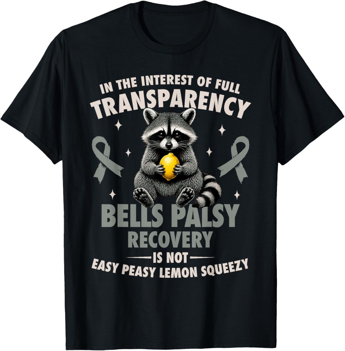 Bells Palsy Warrior T-Shirt - T-Shirt | Black