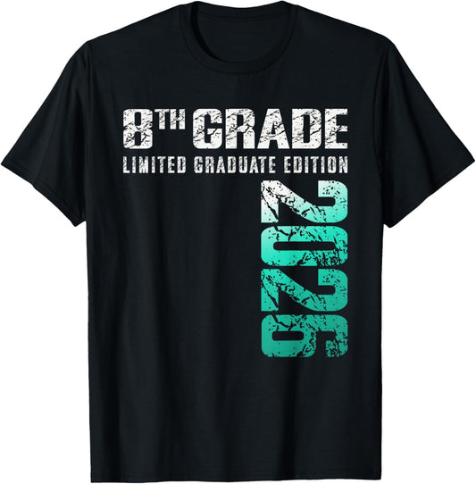 8th Grade Graduation Class of 2026 T-Shirt - T-Shirt | Black