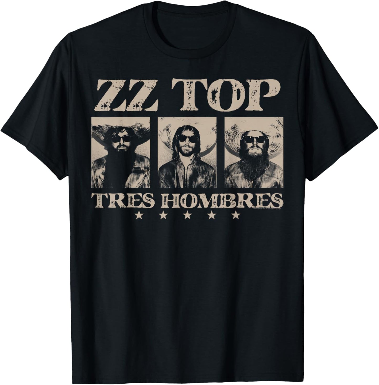 ZZ Top Tres Hombres T-Shirt - T-Shirt | Black