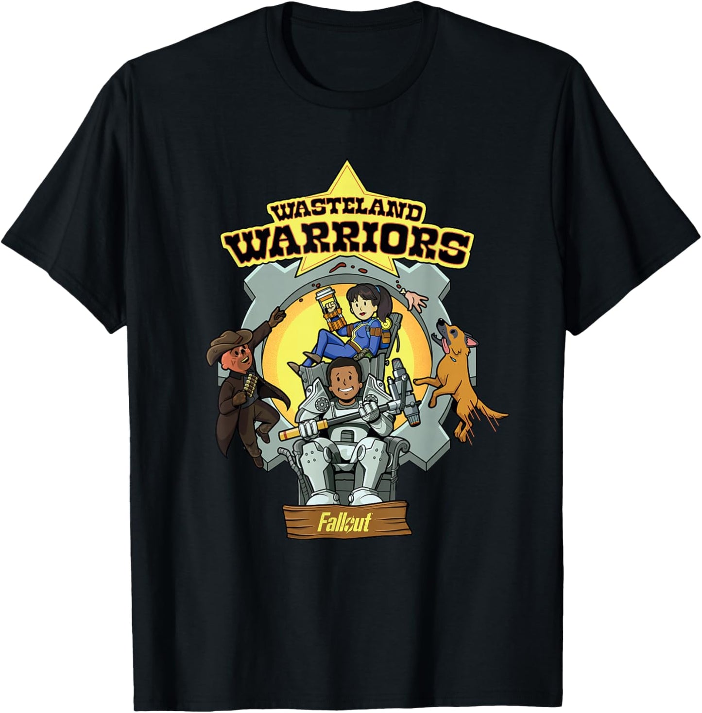 Fallout - Wasteland Warriors T-Shirt - T-Shirt | Black