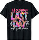 Happy Last Day of School Shirt Teacher Graduation Shirt Kids T-Shirt - T-Shirt | Black
