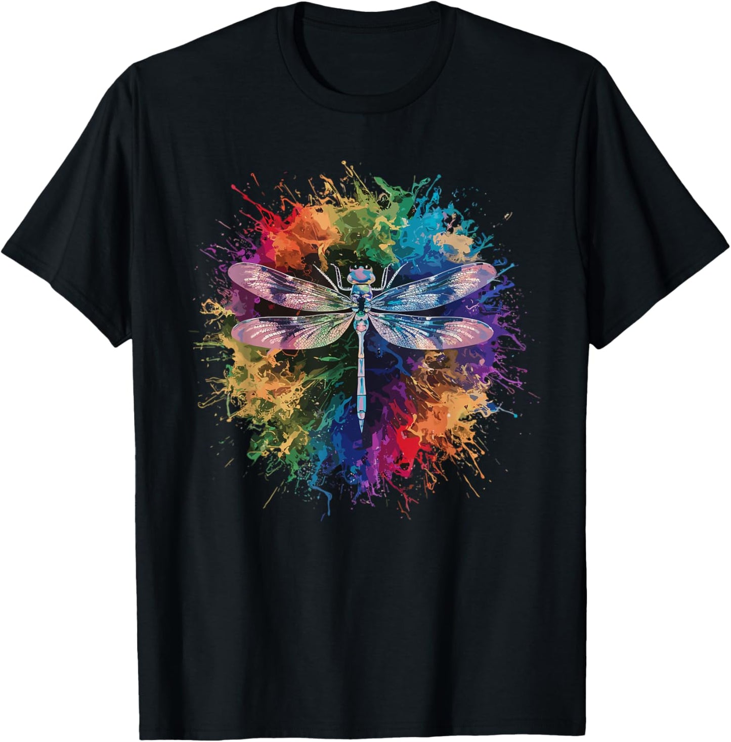 Graphic Dragonfly T-Shirt - T-Shirt | Black