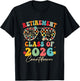 Funny Retirement Class of 2026 Countdown in Progress Teacher T-Shirt - T-Shirt | Black