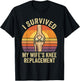 Knee Surgery I Survived My Wife’s Knee Surgery Replacement T-Shirt - T-Shirt | Black