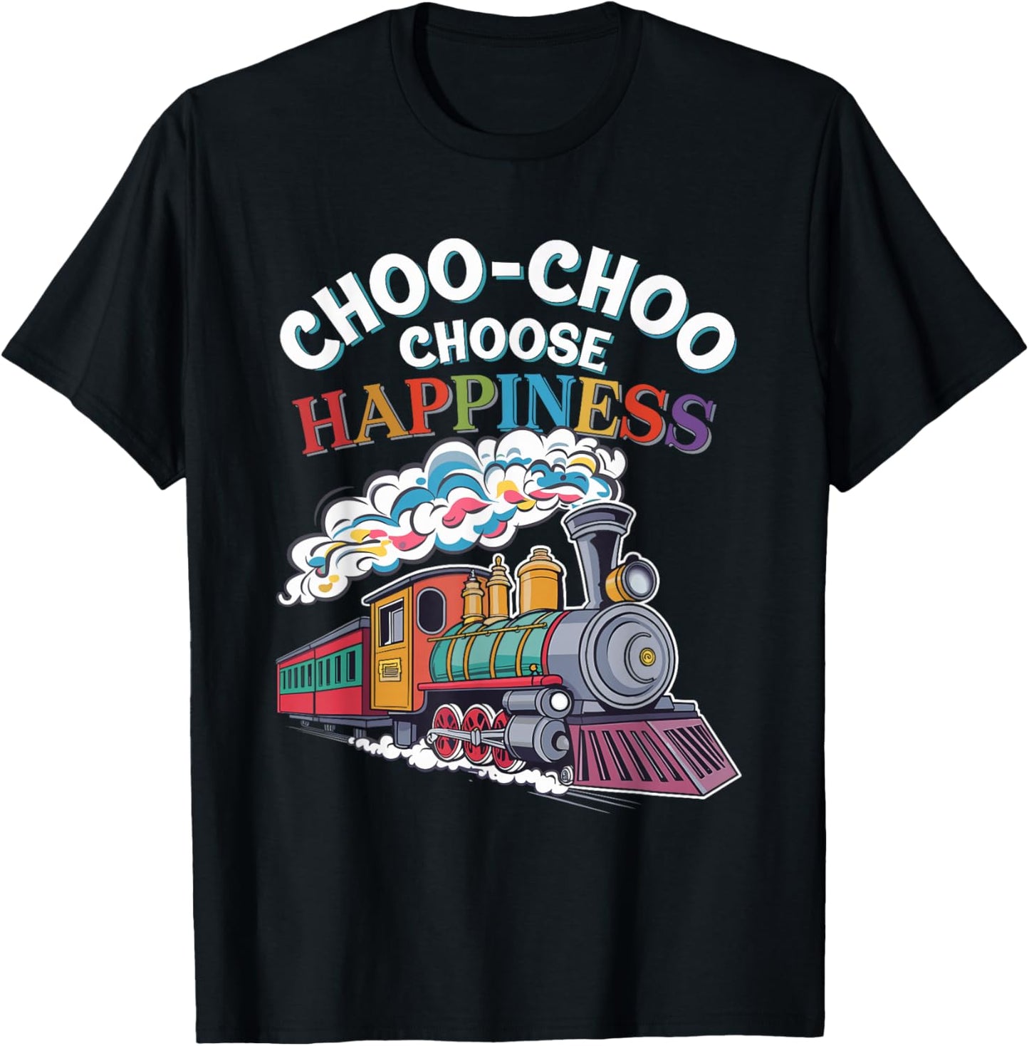 Trainspotting Railway Enthusiast Locomotive Lover Train T-Shirt - T-Shirt | Black