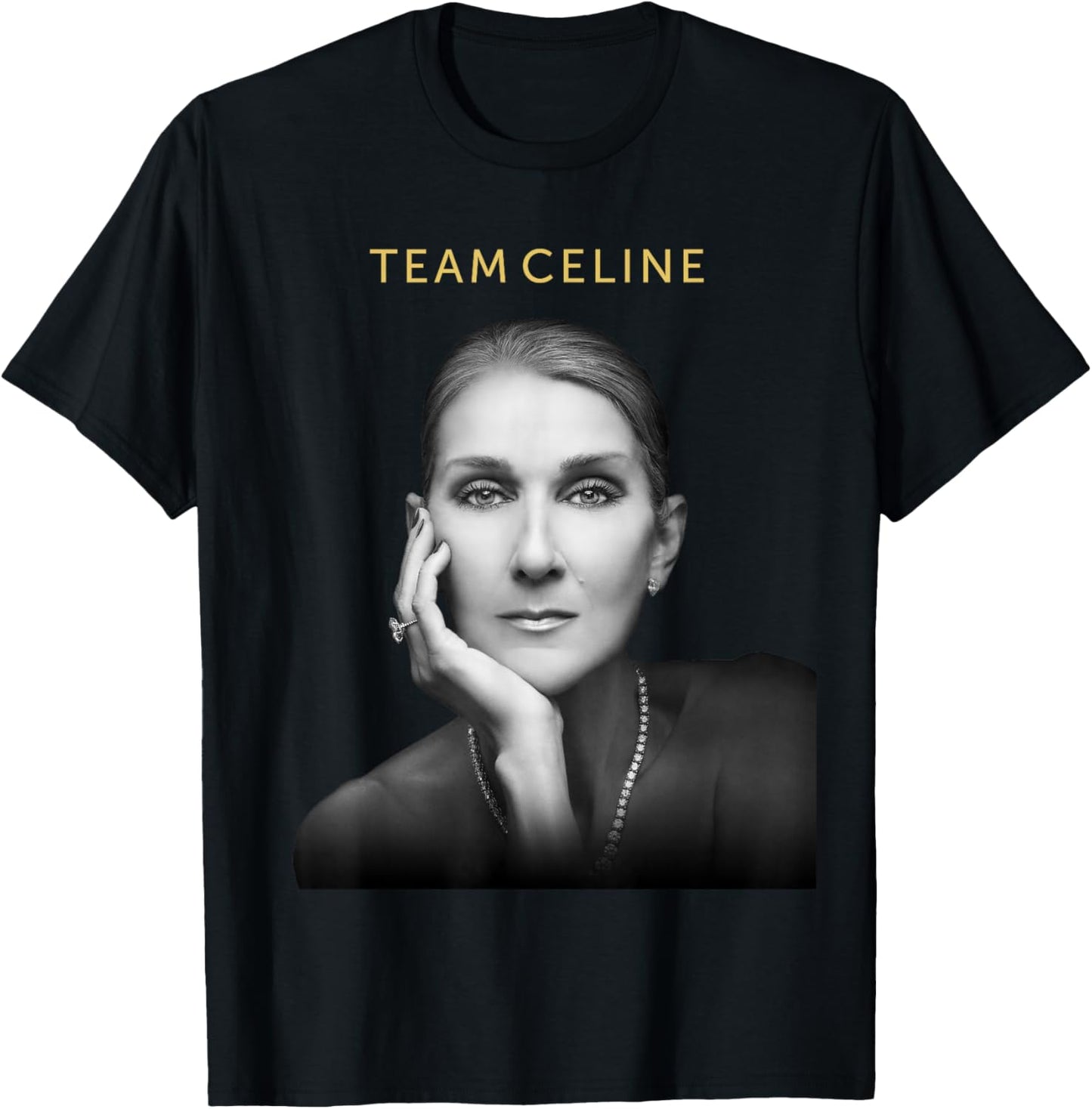 Official Celine Dion Team Celine T-Shirt - T-Shirt | Black