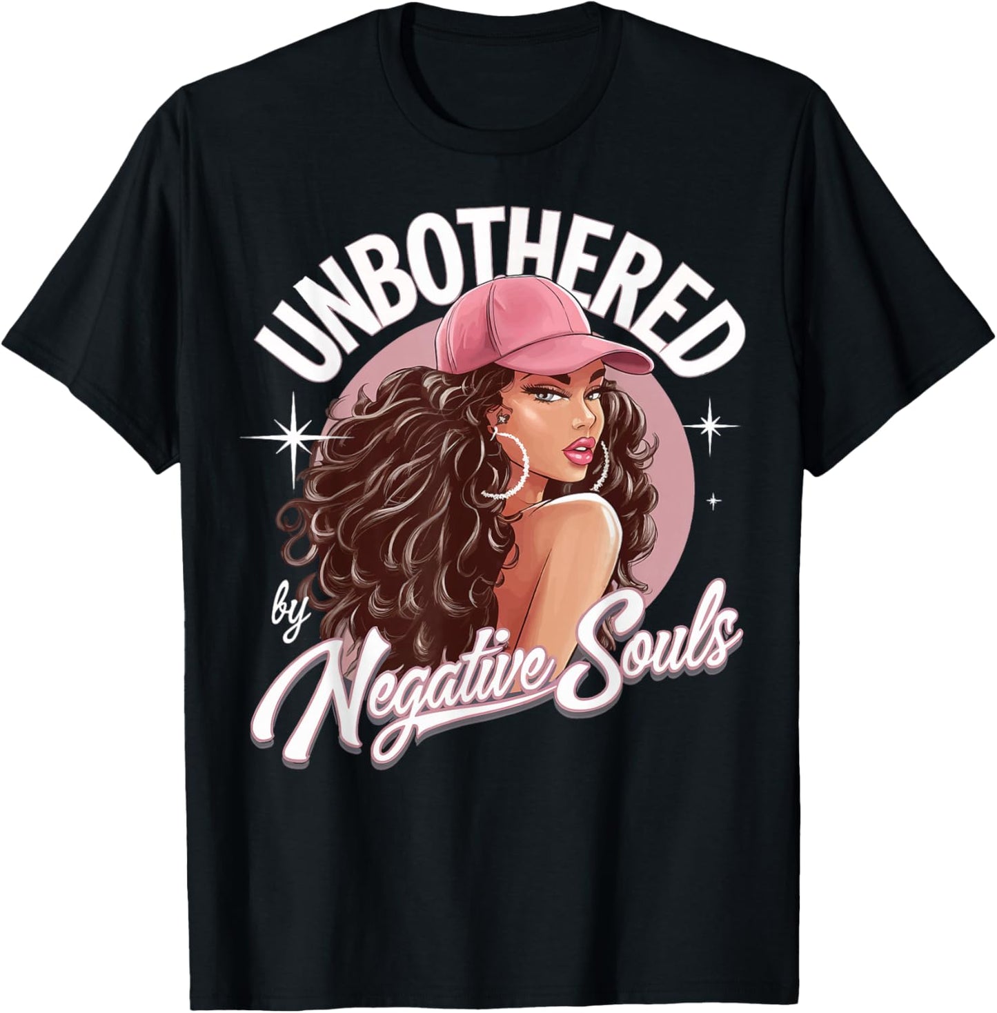 Unbothered By Negative Souls T-Shirt - T-Shirt | Black