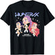 KPop Demon Hunters Huntrix Chibi Group Officially Licensed T-Shirt - T-Shirt | Black