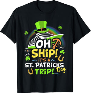 Oh Ship It's a St. Patrick's Day Cruise T-Shirt - T-Shirt | Black