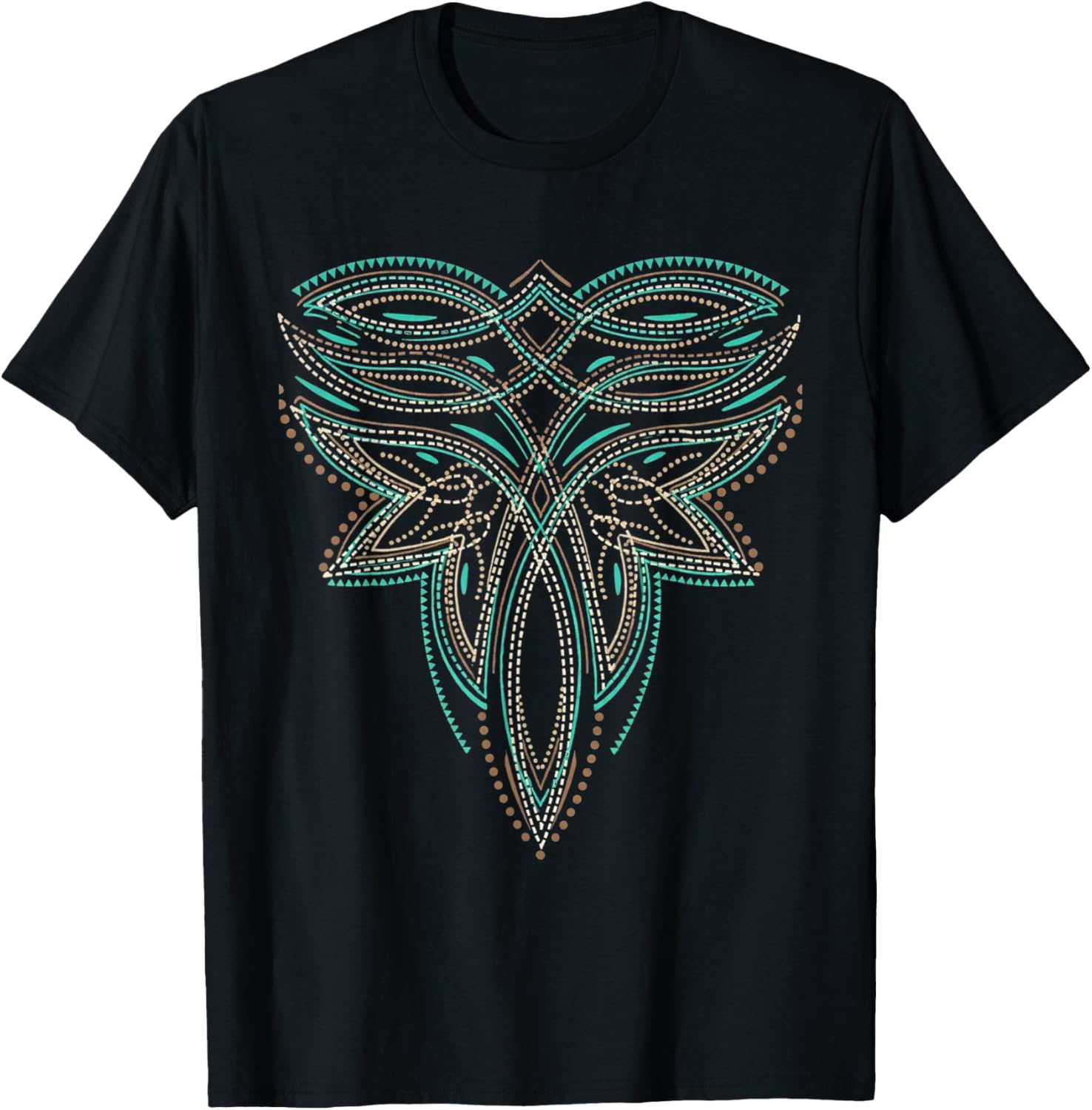 Traditional Western Boot Stitch Cowboy Fashion Graphic T-Shirt - T-Shirt | Black