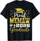 Super Proud Memaw of 2026 Graduate Senior Graduation Family T-Shirt - T-Shirt | Black