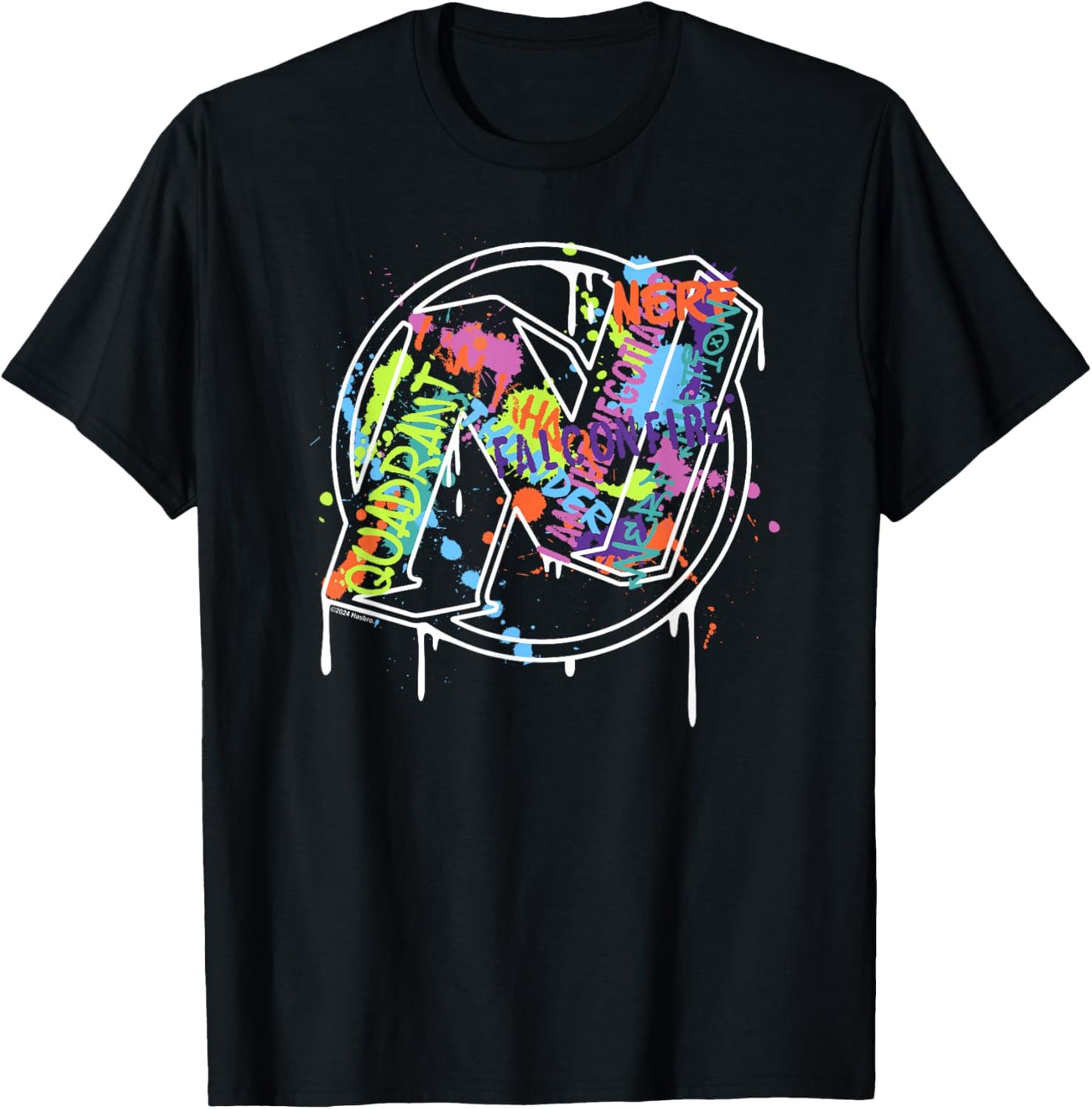 Nerf Graffiti Drips T-Shirt - T-Shirt | Black